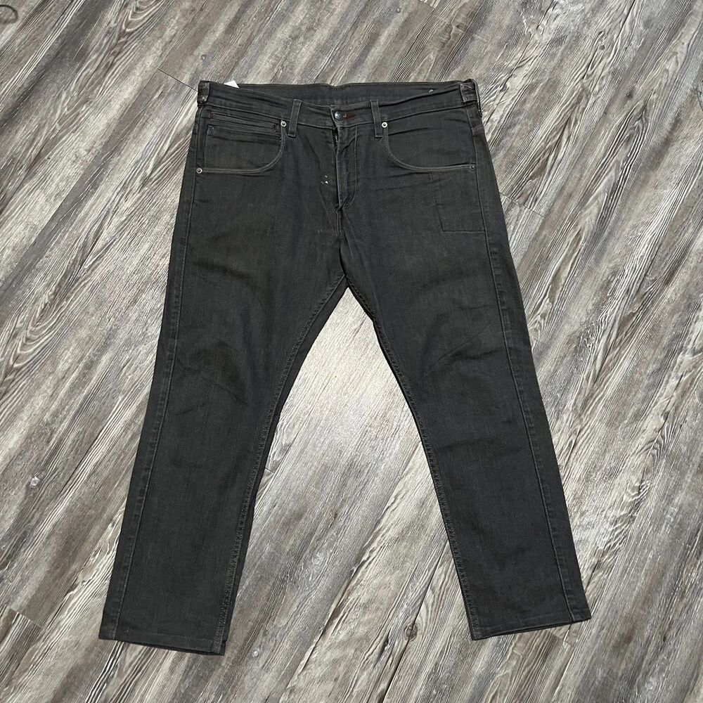 levi’s 511 slim jeans black 36x30 (38x25) hemmed made in mexico